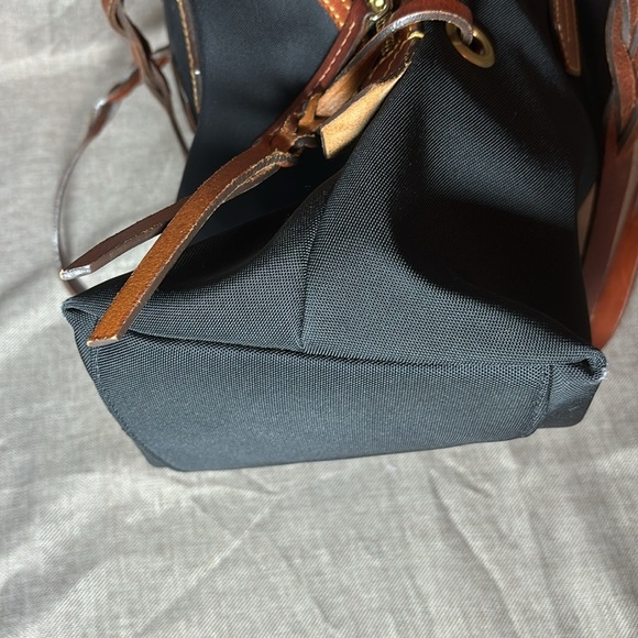 🔥SALE! DOONEY & BOURKE Black Canvas/Leather Braided Double Handle Satchel - Picture 13 of 14